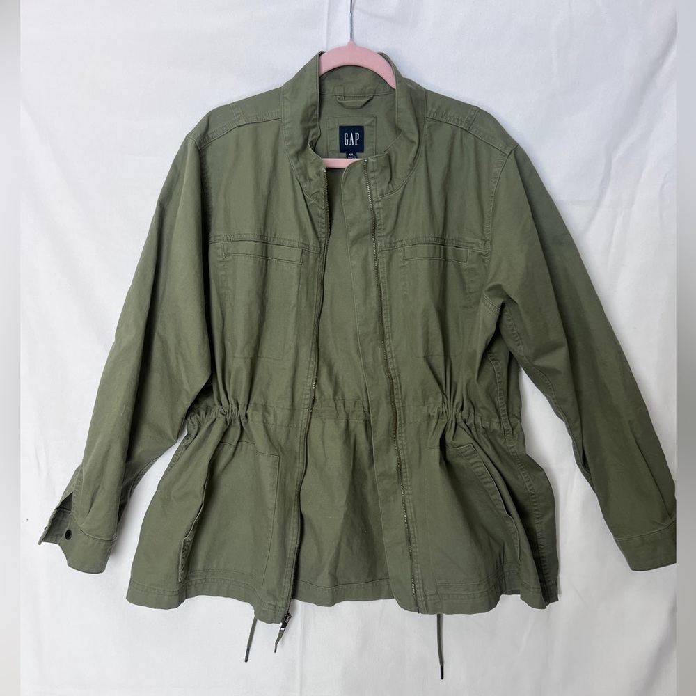 GAP Women's Olive Utility Jacket XXL